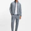 Wasserabweisende Golfjacke aus Super-Stretch-Popeline