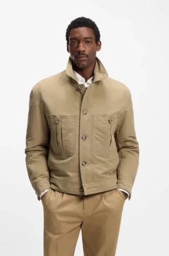 Wasserabweisende Jacke aus peachesem Stoff