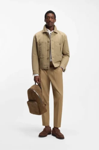 Wasserabweisende Jacke aus peachesem Stoff