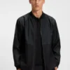 Wasserabweisende Jacke mit Double-B-Monogramm-Muster