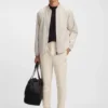 Wasserabweisende Jacke mit Double-B-Monogramm-Muster