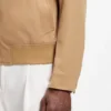 Wasserabweisende Jacke mit kariertem Kragen