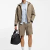 Wasserabweisende Jacke mit Mikro-Waffelstruktur