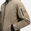 Wasserabweisende Jacke mit Mikro-Waffelstruktur