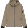 Wasserabweisende Jacke mit Mikro-Waffelstruktur