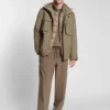 Wasserabweisende Jacke mit wattiertem Innenfutter