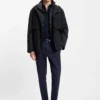 Wasserabweisende Jacke mit wattiertem Innenfutter
