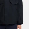 Wasserabweisende Jacke mit wattiertem Innenfutter