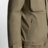 Wasserabweisende Jacke mit wattiertem Innenfutter