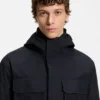 Wasserabweisende Jacke mit wattiertem Innenfutter