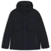Wasserabweisende Jacke mit wattiertem Innenfutter