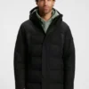 Wasserabweisende Parka-Jacke mit Daunenfüllung