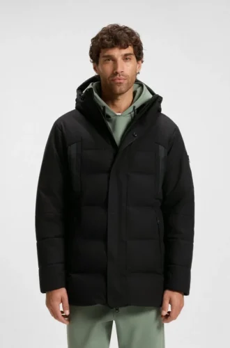 Wasserabweisende Parka-Jacke mit Daunenfüllung