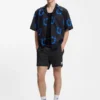 Wasserabweisende Shorts mit Flaggenlogo