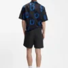Wasserabweisende Shorts mit Flaggenlogo
