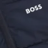 Wasserabweisende, wattierte Kinderjacke mit Logo-Print Wasserabweisende, wattierte Kinderjacke mit Logo-Print