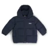 Wasserabweisende, wattierte Kinderjacke mit Logo-Print Wasserabweisende, wattierte Kinderjacke mit Logo-Print