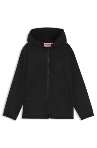 Wasserabweisende Windjacke für Kinder mit Logo-Prints
