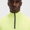 Wasserabweisender Pullover mit Reißverschlusskragen aus einer Baumwollmischung