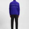 Wasserabweisender Pullover mit Reißverschlusskragen aus einer Baumwollmischung Wasserabweisender Pullover mit Reißverschlusskragen aus einer Baumwollmischung