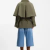 Wasserabweisender Trenchcoat mit Gürtel