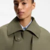 Wasserabweisender Trenchcoat mit Gürtel