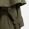 Wasserabweisender Trenchcoat mit Gürtel