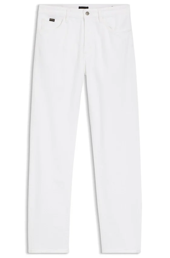 Weiße Jeans aus Slub-Denim Weiße Jeans aus Slub-Denim