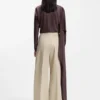 Weit geschnittene Hose aus Baumwolle mit Stretch