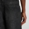 Weit geschnittene Jeans aus mit Kristallen verziertem Denim