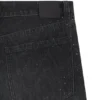 Weit geschnittene Jeans aus mit Kristallen verziertem Denim