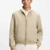 Wendbare Jacke aus aufgerautem Stoff