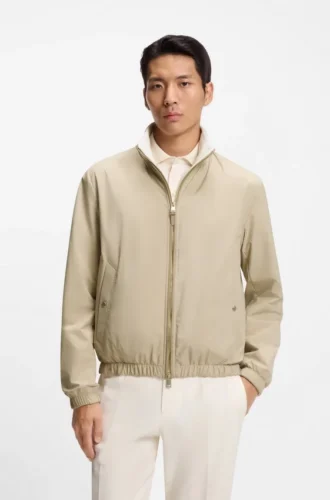 Wendbare Jacke aus aufgerautem Stoff
