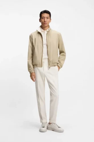 Wendbare Jacke aus aufgerautem Stoff