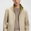Wendbare Jacke aus aufgerautem Stoff
