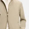 Wendbare Jacke aus aufgerautem Stoff