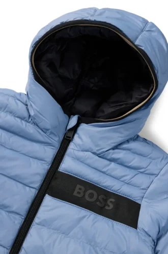 Wendbare Kinderjacke mit Kapuze und wasserabweisender Ausrüstung
