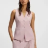 Weste in Oversize-Passform aus Stretch-Crêpe