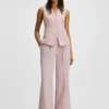 Weste in Oversize-Passform aus Stretch-Crêpe