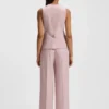 Weste in Oversize-Passform aus Stretch-Crêpe