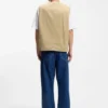 Weste in Relaxed-Fit aus merzerisierter Baumwolle Weste in Relaxed-Fit aus merzerisierter Baumwolle