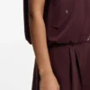 Weste mit Reißverschluss vorne aus Twill