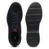 Wildleder-Stiefeletten mit Lederbesatz