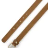 Wildledergürtel mit goldfarbenem Double-B-Monogramm