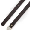 Wildledergürtel mit goldfarbenem Double-B-Monogramm