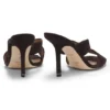 Wildledersandalen mit gekreuzten Riemen