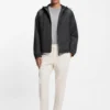 Windjacke aus Schurwolle mit Kapuze Windjacke aus Schurwolle mit Kapuze