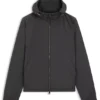 Windjacke aus Schurwolle mit Kapuze Windjacke aus Schurwolle mit Kapuze