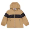Windjacke für Kinder mit Monogramm-Streifen und wasserabweisender Beschichtung