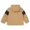 Windjacke für Kinder mit Monogramm-Streifen und wasserabweisender Beschichtung